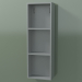 3d model Wall tall cabinet (8DUADA02, Silver Gray C35, L 24, P 12, H 72 cm) - preview