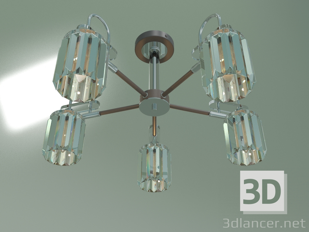 3d model Ceiling chandelier Tenia 70090-5 (chrome) - preview