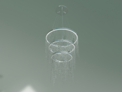 Ceiling LED chandelier 90050-3 (chrome)