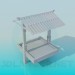 3D modeli Çocuklar için kum havuzu - önizleme
