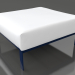 modèle 3D Module canapé, pouf (Bleu nuit) - preview