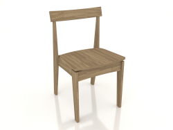 Minimalist dining chair (oak)