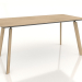 3d model Mesa de comedor BRASKO 1600x800x750 mm (roble aclarado) - vista previa