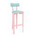 3d model Rectangle bar stool (option 4) - preview