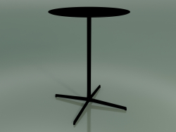 Table ronde 5563 (H 103,5 - Ø 79 cm, Noir, V39)