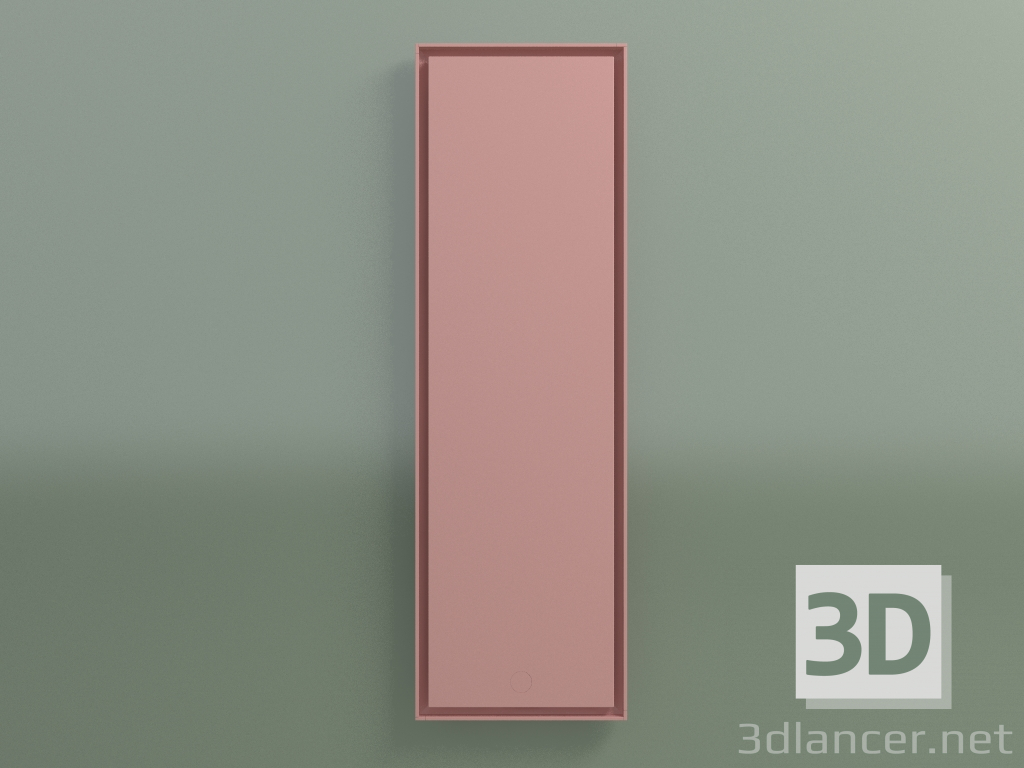3d model Radiador Face Zero (1600x500, rosa - RAL 3015) - vista previa
