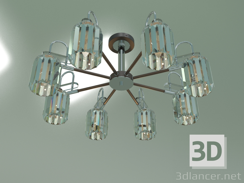 3d model Ceiling chandelier Tenia 70090-8 (chrome) - preview