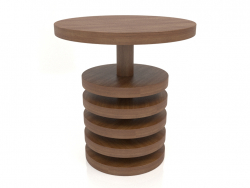 Mesa de comedor DT 03 (D=700x750, madera marrón claro)