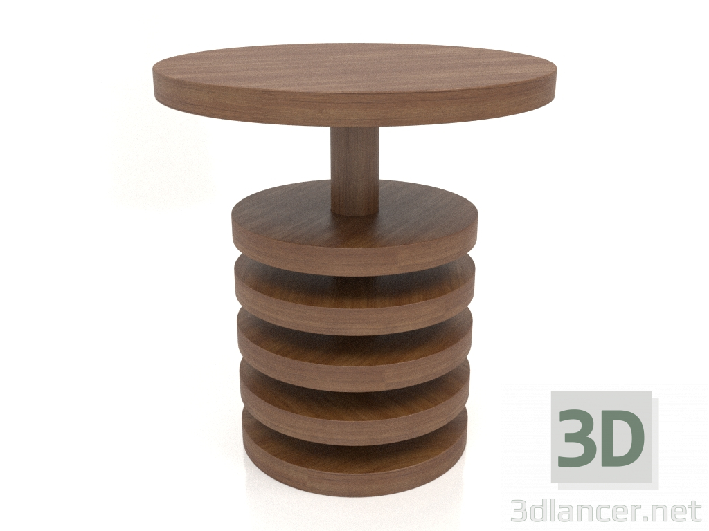 3d model Mesa de comedor DT 03 (D=700x750, madera marrón claro) - vista previa