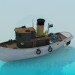 3d model Boat - preview