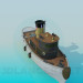 modello 3D Barca - anteprima
