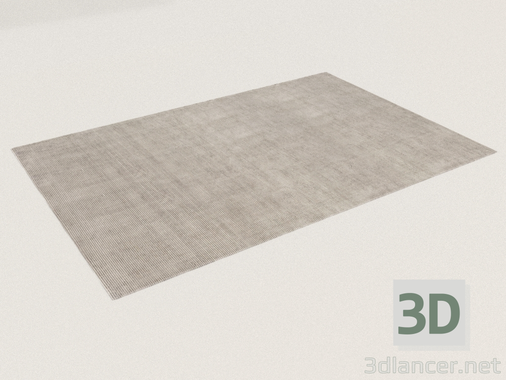 3D Modell Teppich IVETTE GLACIER GRAU (200x300) - Vorschau