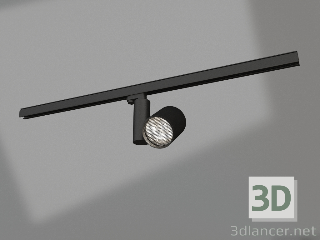 modèle 3D Lampe LGD-SHOP-4TR-R100-40W Warm3000 (BK, 24 degrés, 230V, DALI) - preview