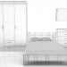 3d Bedroom set from "Union" model buy - render
