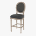 3d model Bar chair VINTAGE LOUIS ROUND HIGH BAR STOOL (8828.2001) - preview