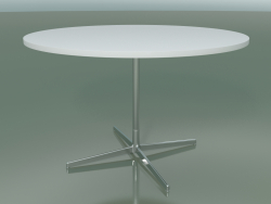 Table ronde 5516, 5536 (H 74 - Ø 119 cm, Blanc, LU1)