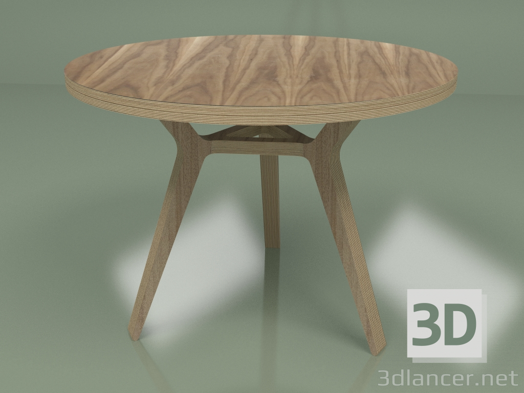 modèle 3D Table à manger Taby New Noyer (1000) - preview
