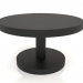 modèle 3D Table basse JT 022 (D=700x400, bois noir) - preview