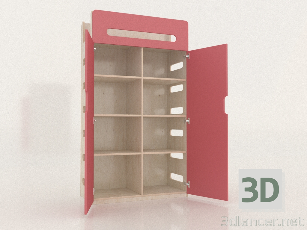 3D Modell Kleiderschrank offen MOVE WB (WEMWB1) - Vorschau