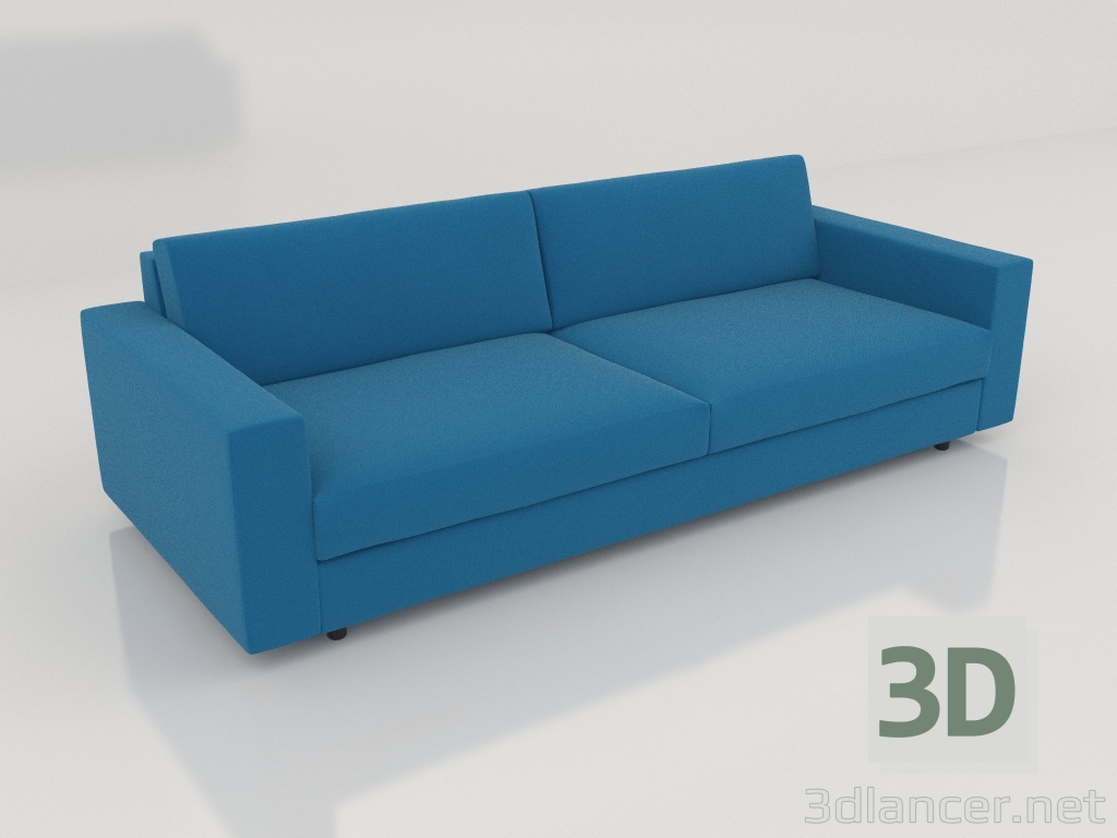 3D modeli 3 kişilik kanepe - önizleme