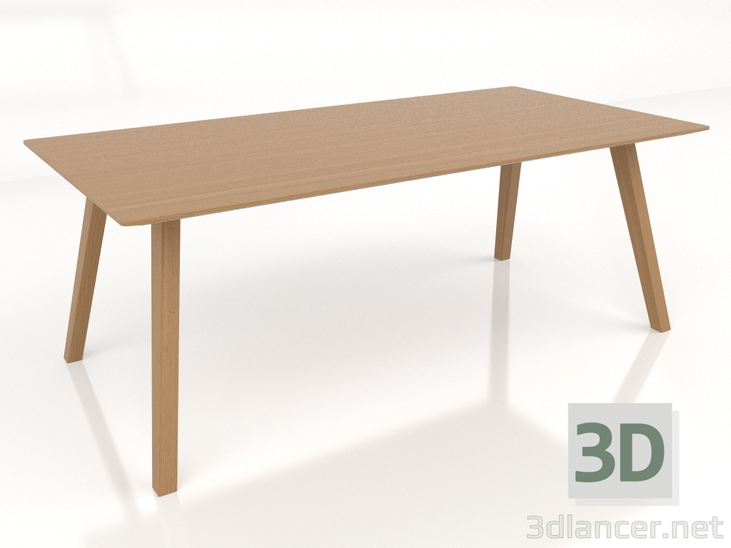 3d model Dining table 200 - preview