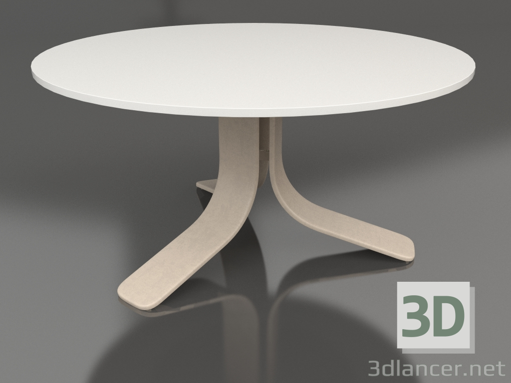 3d model Coffee table Ø80 (Sand, DEKTON Zenith) - preview
