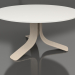 3d model Coffee table Ø80 (Sand, DEKTON Zenith) - preview