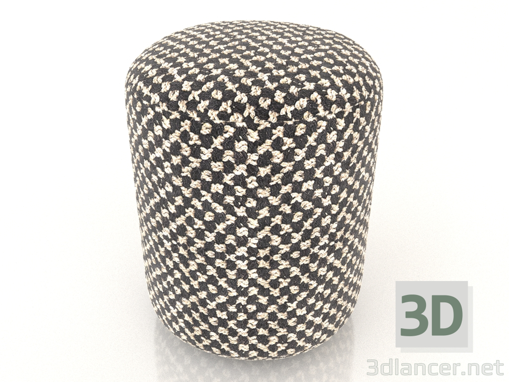 modèle 3D Pouf TUBE (option 2) - preview modèle 3D Pouf TUBE (option 2) - preview