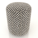 modèle 3D Pouf TUBE (option 2) - preview