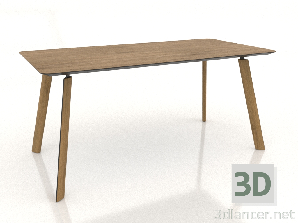 3d model Mesa de comedor BRASKO 1600x800x750 mm (roble natural) - vista previa