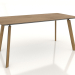 3d model Mesa de comedor BRASKO 1600x800x750 mm (roble natural) - vista previa