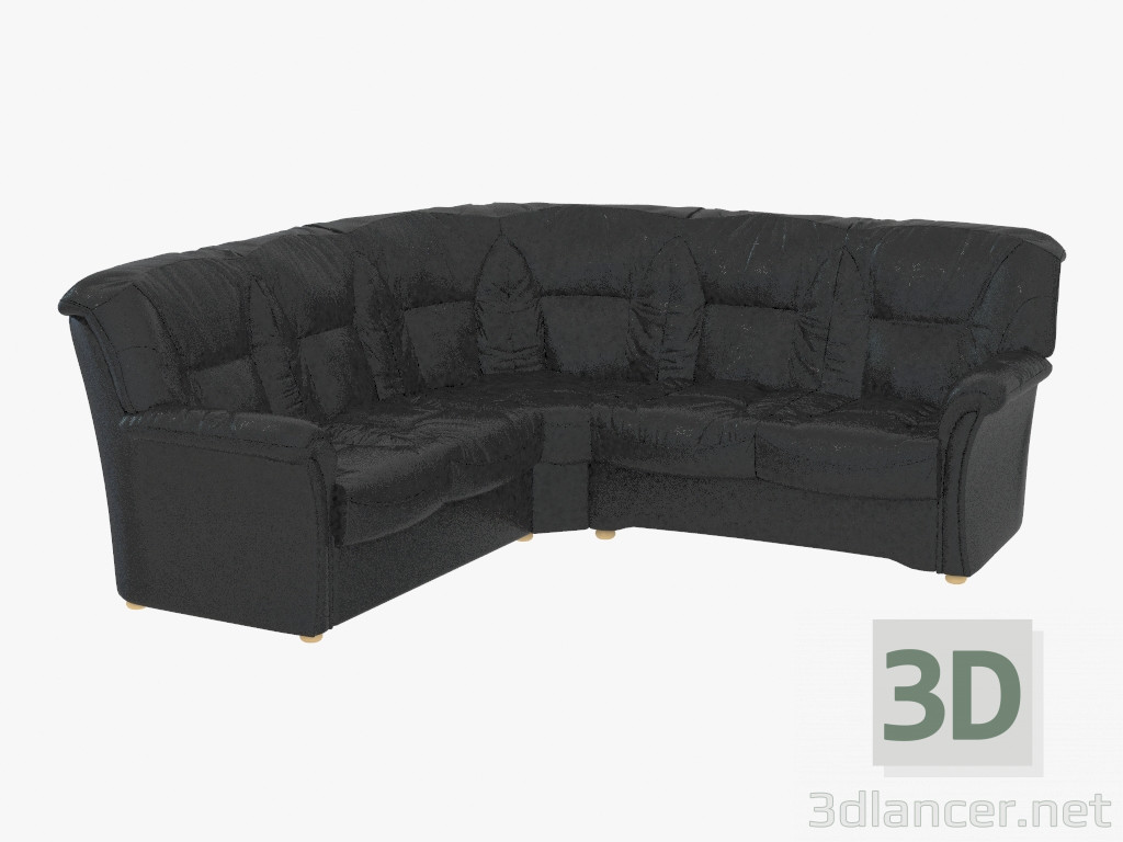 3d модель Кутовий диван (2С2) – превью