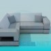 3D Modell Sofa - Vorschau