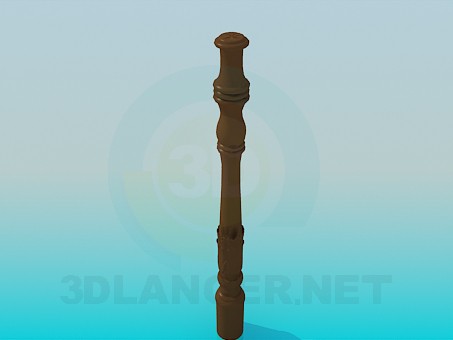 3d model baluster - preview 3d model baluster - preview