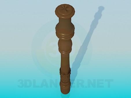 3d model baluster - preview 3d model baluster - preview