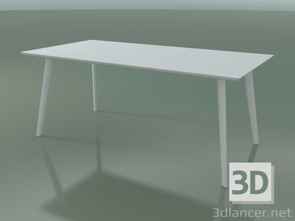 3D Modell Rechteckiger Tisch 3505 (H 74 - 180 x 90 cm, M02, L07, Option 2) - Vorschau