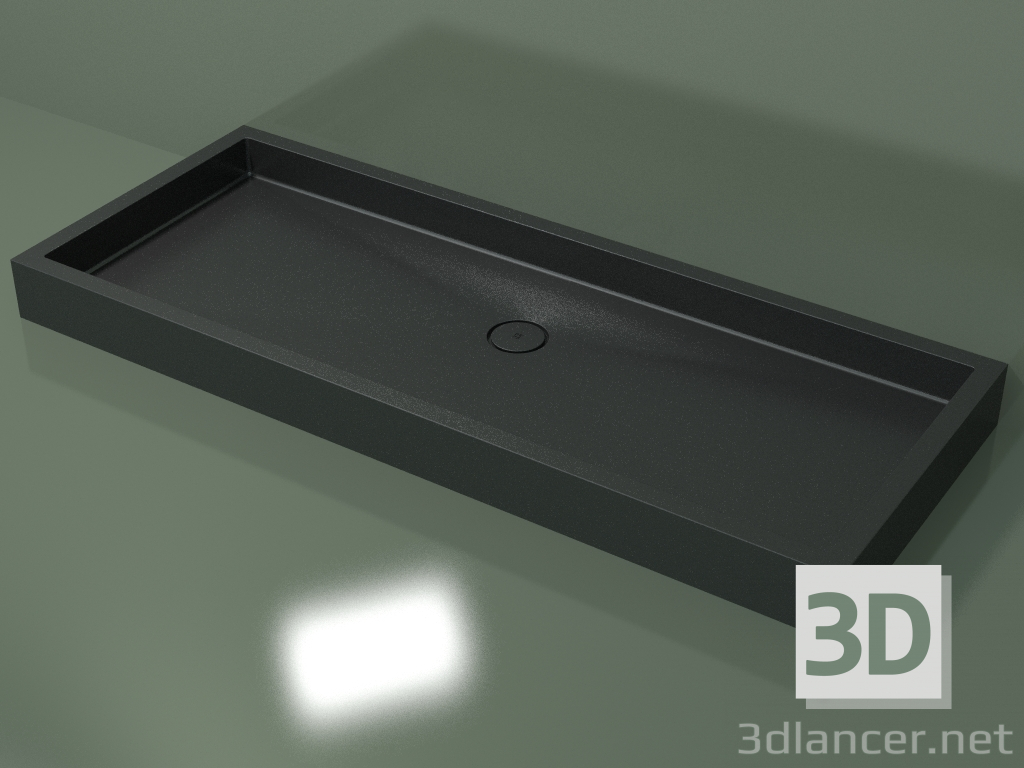 modello 3D Piatto doccia Alto (30UA0125, Deep Nocturne C38, 200x80 cm) - anteprima