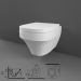 3d model Suspended Toilet - preview