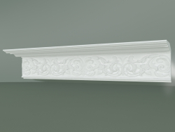 Plaster cornice with ornament KV080