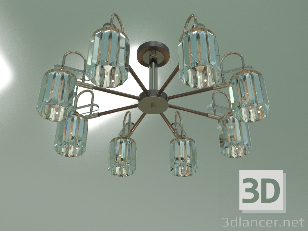 3d model Ceiling chandelier Tenia 70090-8 (gold) - preview