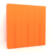 3d модель Шкаф MW 02 paint (2700х600х2800, luminous bright orange) – превью