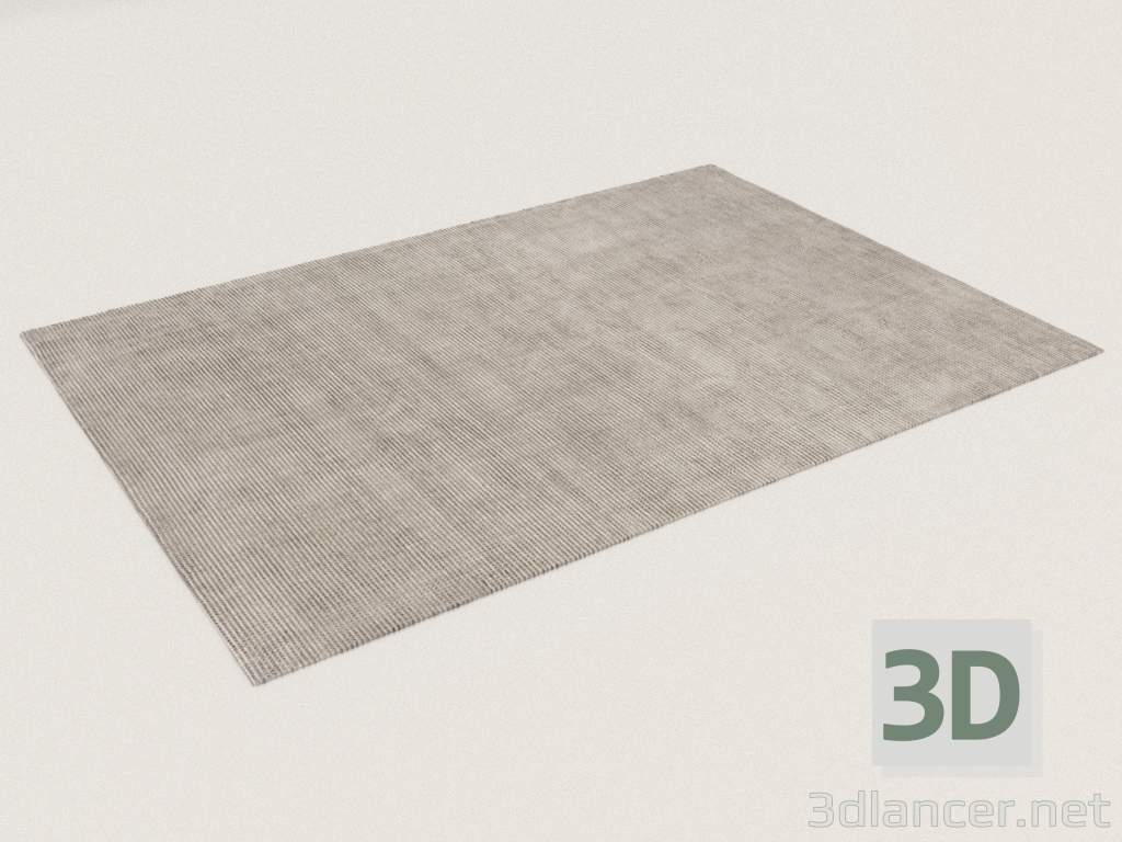 modèle 3D Tapis IVETTE GLACIER GRIS (160x230) - preview