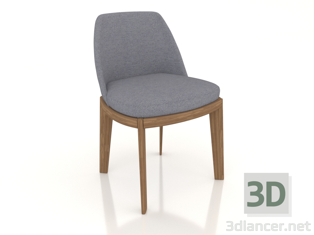 modèle 3D Chaise de salle à manger Fin - preview