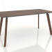 3d model Mesa de comedor BRASKO 1600x800x750 mm (roble tabaco) - vista previa
