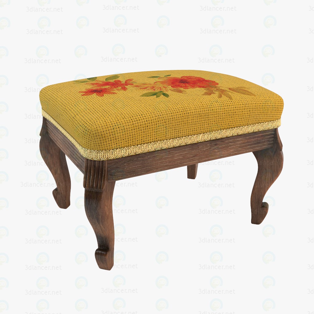 Antigua silla vintage de Franch 3D modelo Compro - render