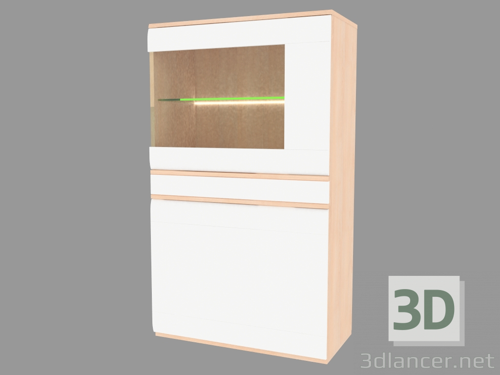 3D modeli Büfe yüksek dar (6210-10) - önizleme