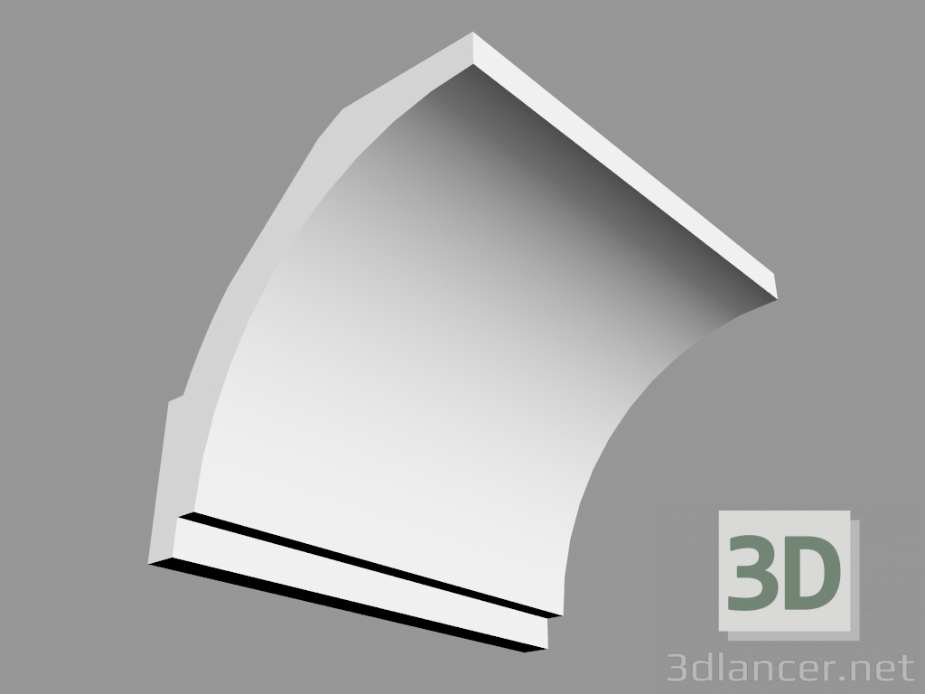 3D modeli Korniş СХ109 (4,4 x 4,4 cm) - önizleme