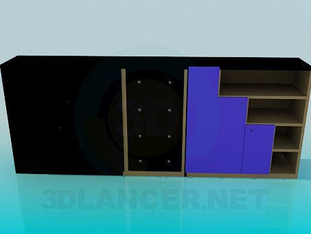 3d model Rack Low - preview 3d model Rack Low - preview