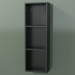 3d model Wall tall cabinet (8DUADA02, Deep Nocturne C38, L 24, P 12, H 72 cm) - preview