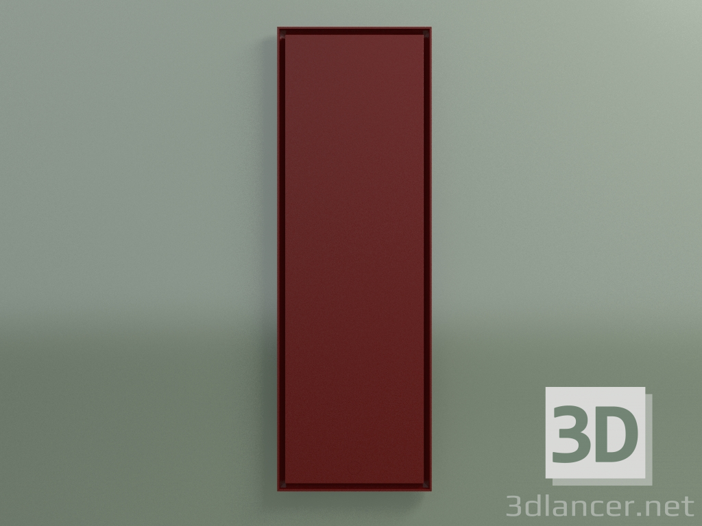 modèle 3D Radiateur Face Zero (1800x600, Claret - RAL 3003) - preview